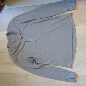 Lululemon Men's Sweater, Grey, Waffle, Size M